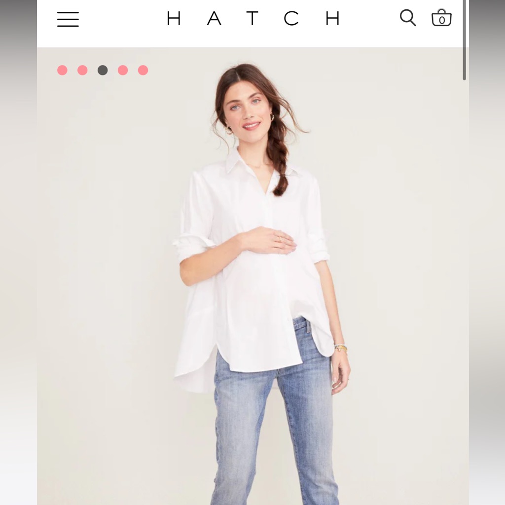 Hatch Maternity Button Down